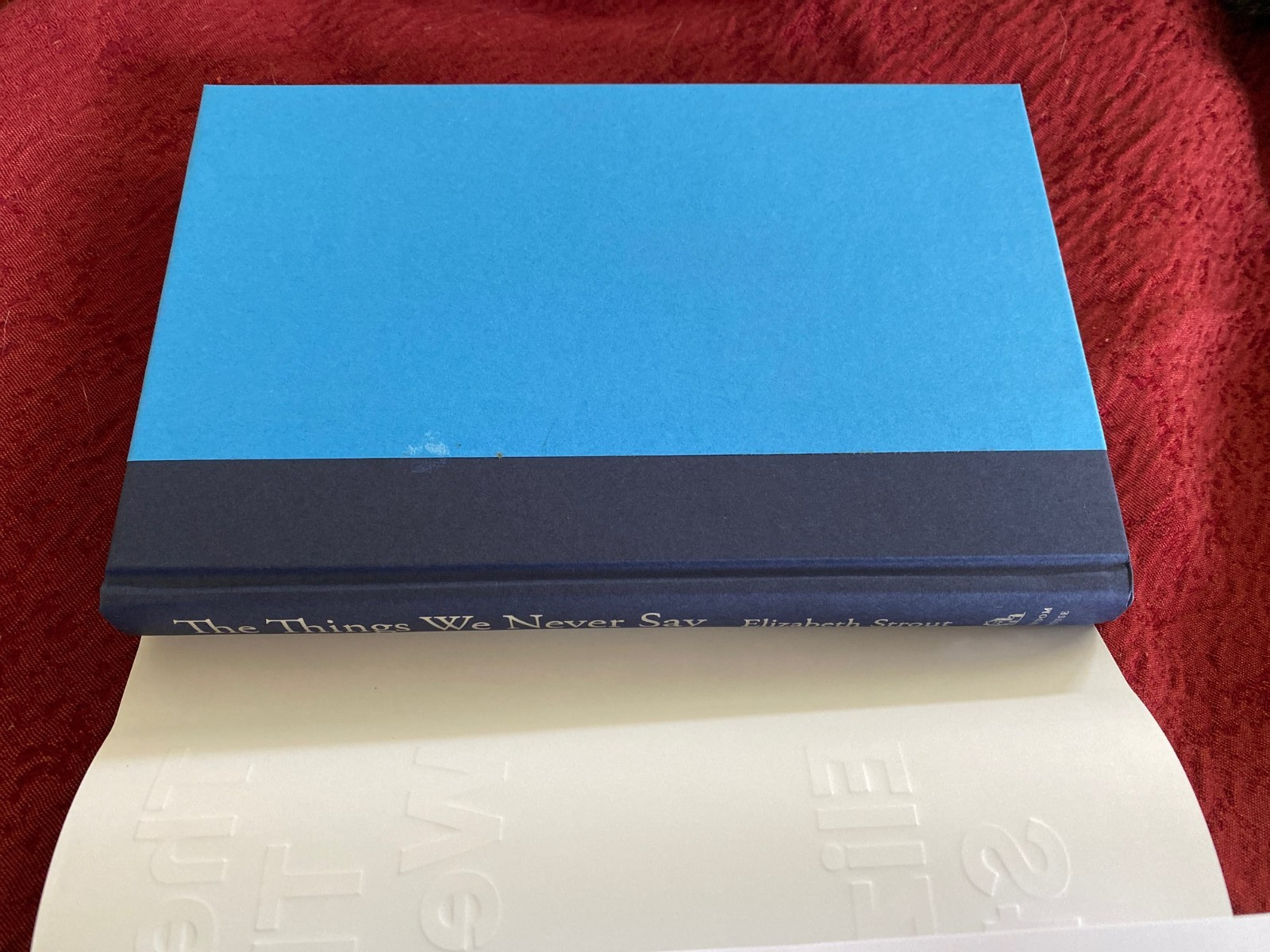 ELIZABETH STROUT — THE THINGS WE NEVER SAY — HD SIGNED