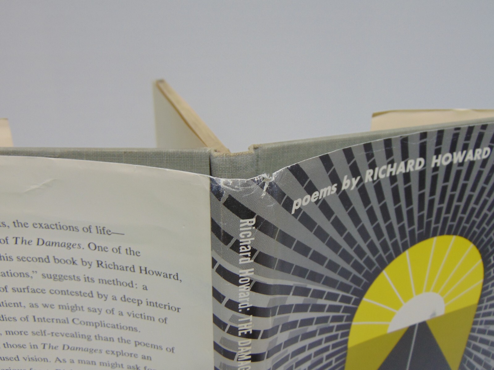 The Damages: Poems by Richard Howard (1967, Hardcover) 1st Edition Ex-Library