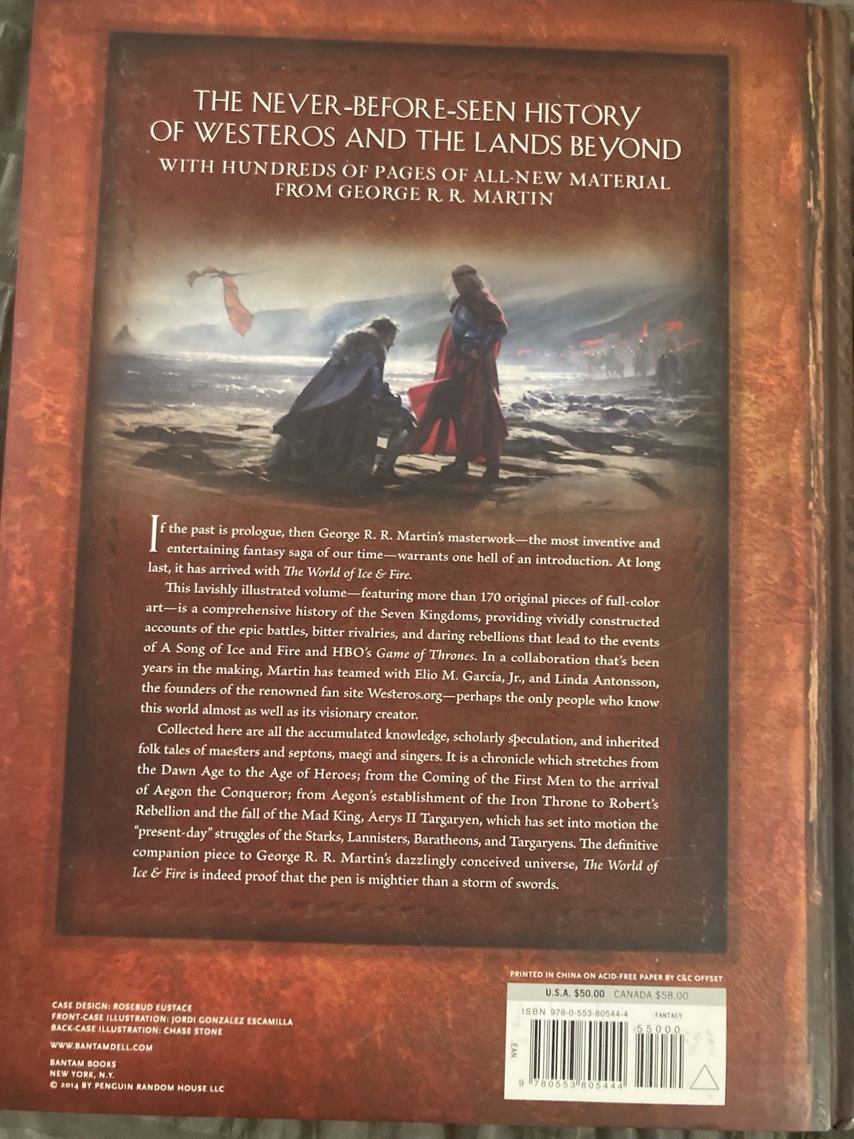 Game of thrones hard cover collectors set art maps history graphic novels