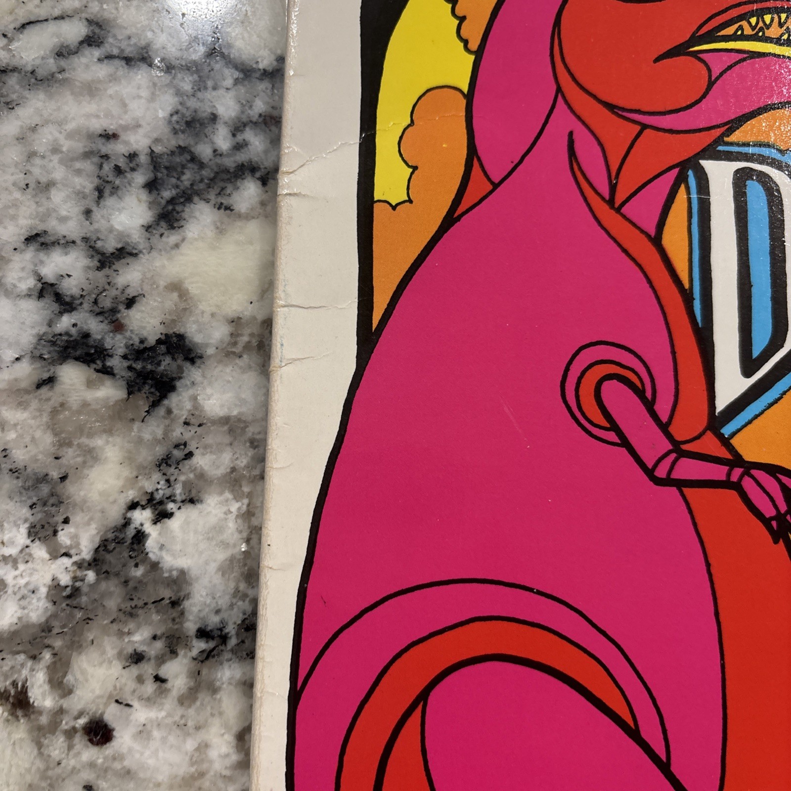 Dinosaur Coloring Book Troubador Press 1970 Retro Unused Oversized