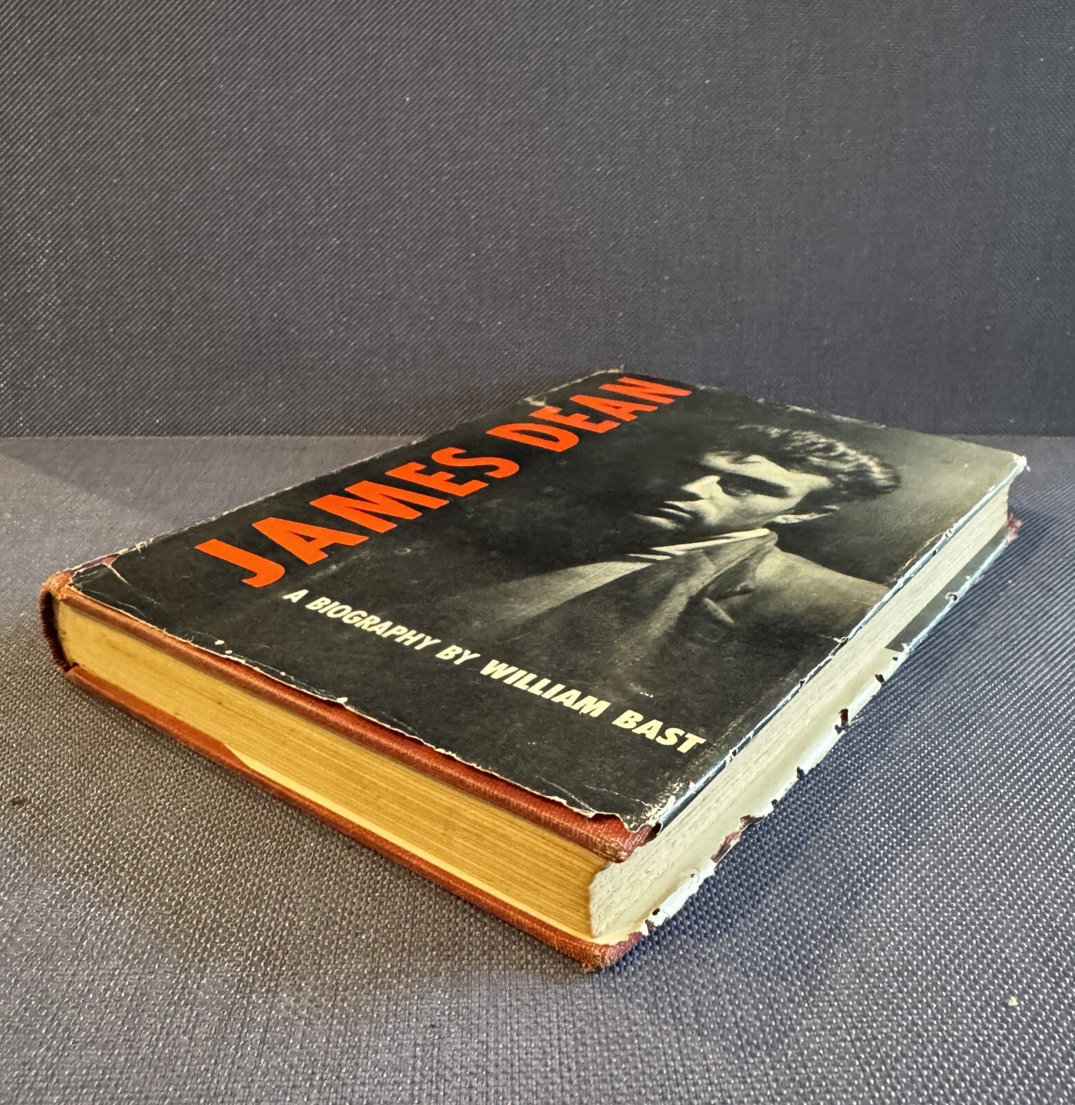 James Dean: A Biography by William Bast 1956 1st Edition Ballantine Books HC DJ