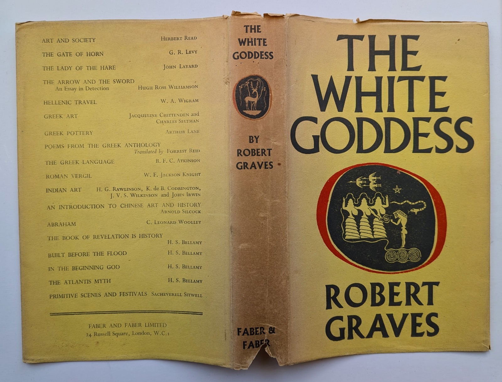 Robert Graves 1948 The White Goddess 1st edition, 1st imp HB DJ VGC Faber