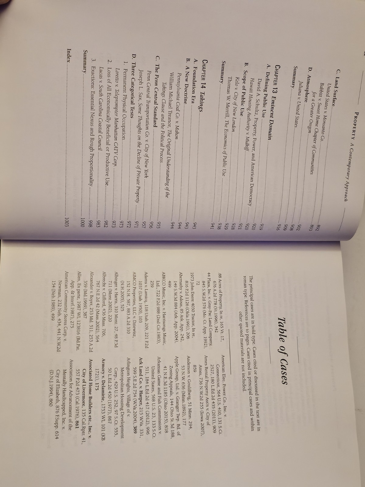 Property A Contemporary Approach 4th Edition Law School Textbook Sprankling