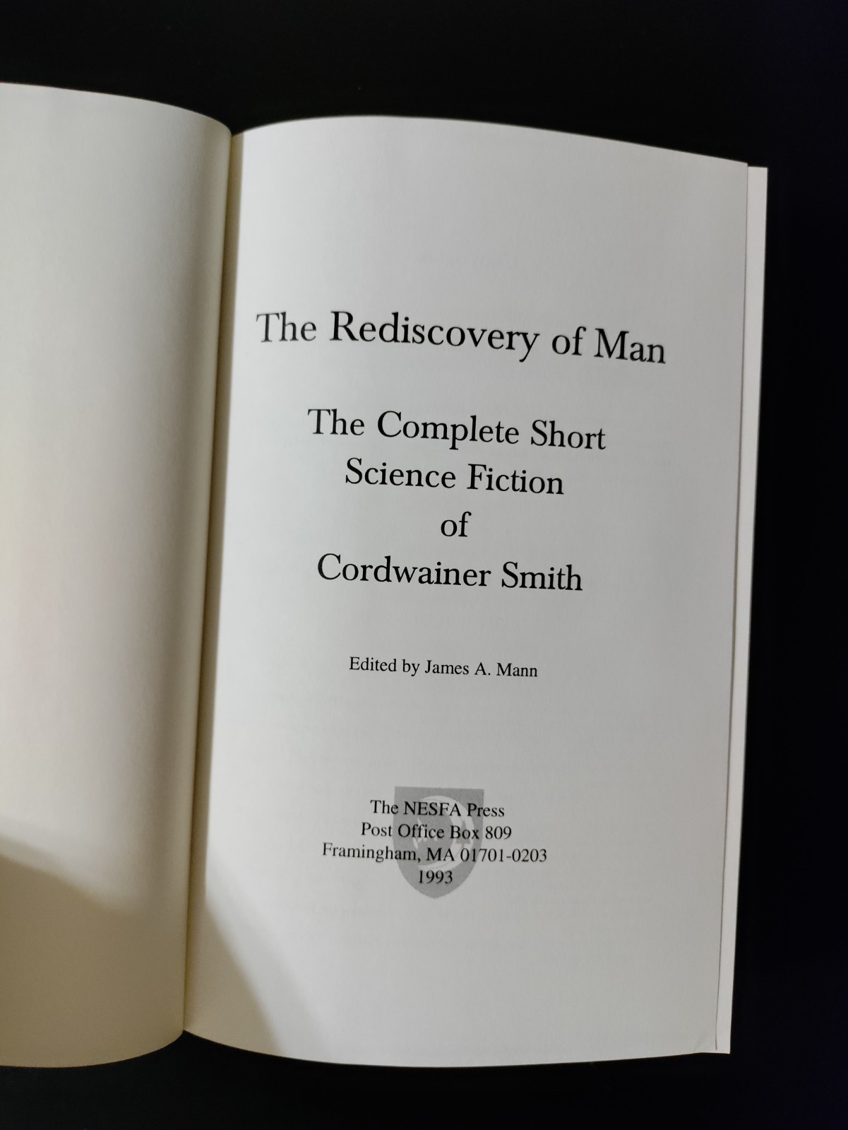 Rediscovery of Man by Cordwainer Smith 1993 HCDJ First Edition