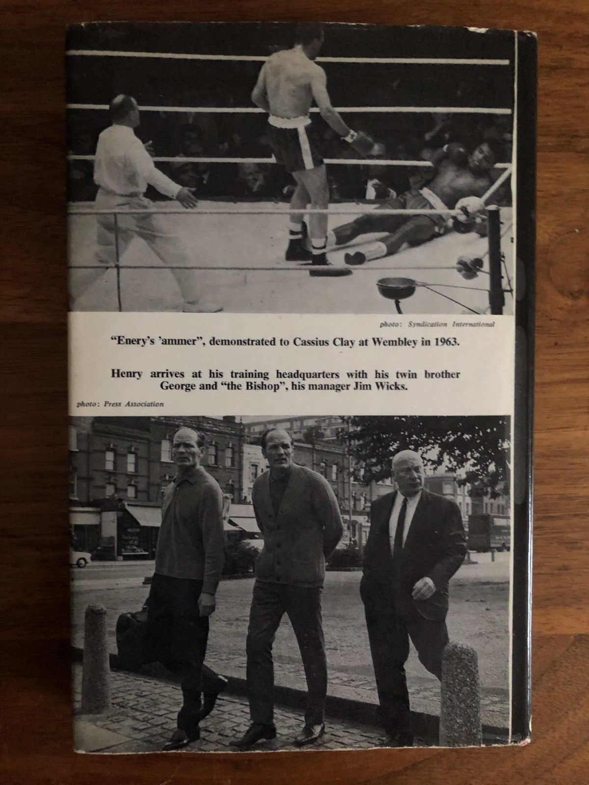 Henry Cooper Signed An Autobiography 1st Ed. HC Boxing Book 1972