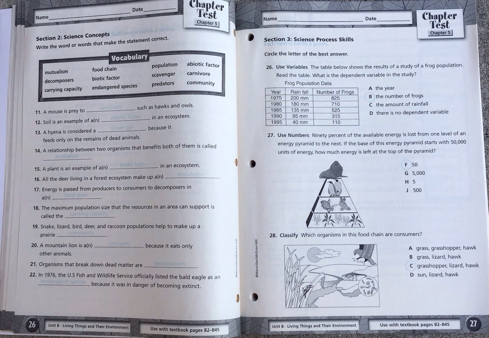 5th Grade 5 Science Teacher Edition Tests Resources Homeschool McGraw Set