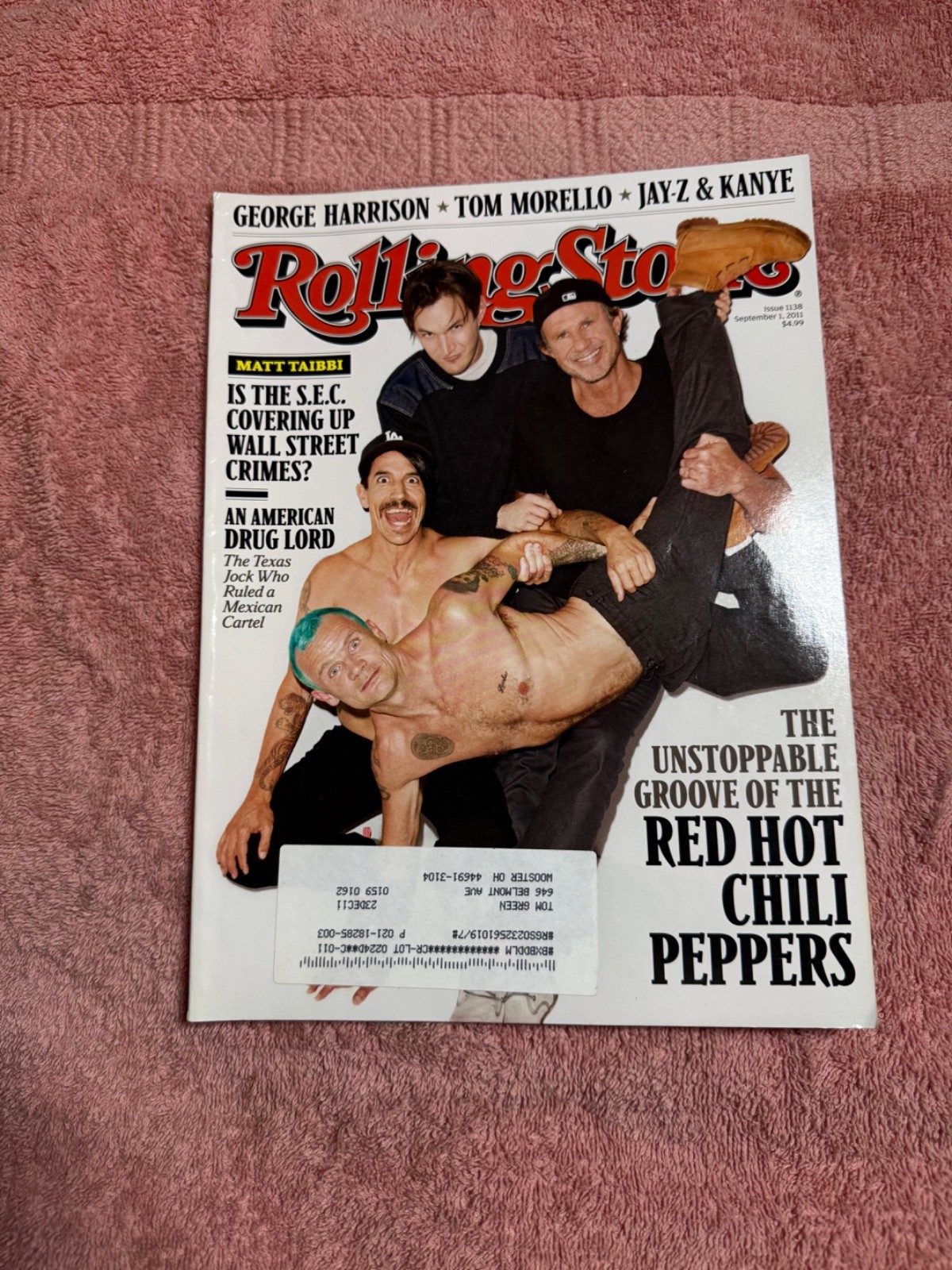 Vintage ROLLING STONE #1138 Magazine September 1st 2011 – RED HOT CHILI PEPPERS