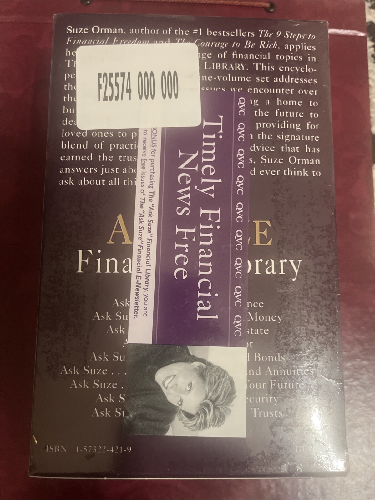 Ask Suze Financial Library by Suze Orman – 9 Paperback Book Set – New Sealed