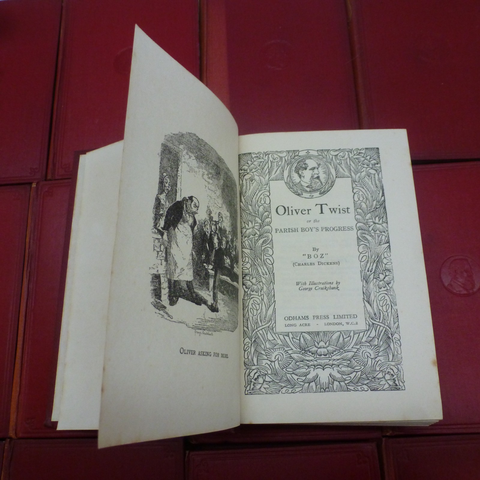 Vintage Charles Dickens Odhams Press Limited Various Titles x 16
