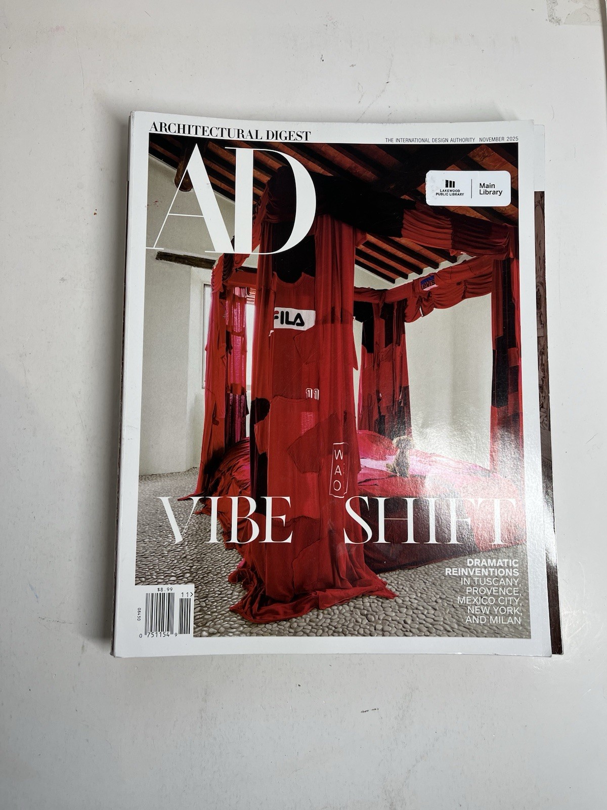 ELLE DECOR Veranda Dwell AD Magazines Lot of 8 Issues Ex-Library 2025
