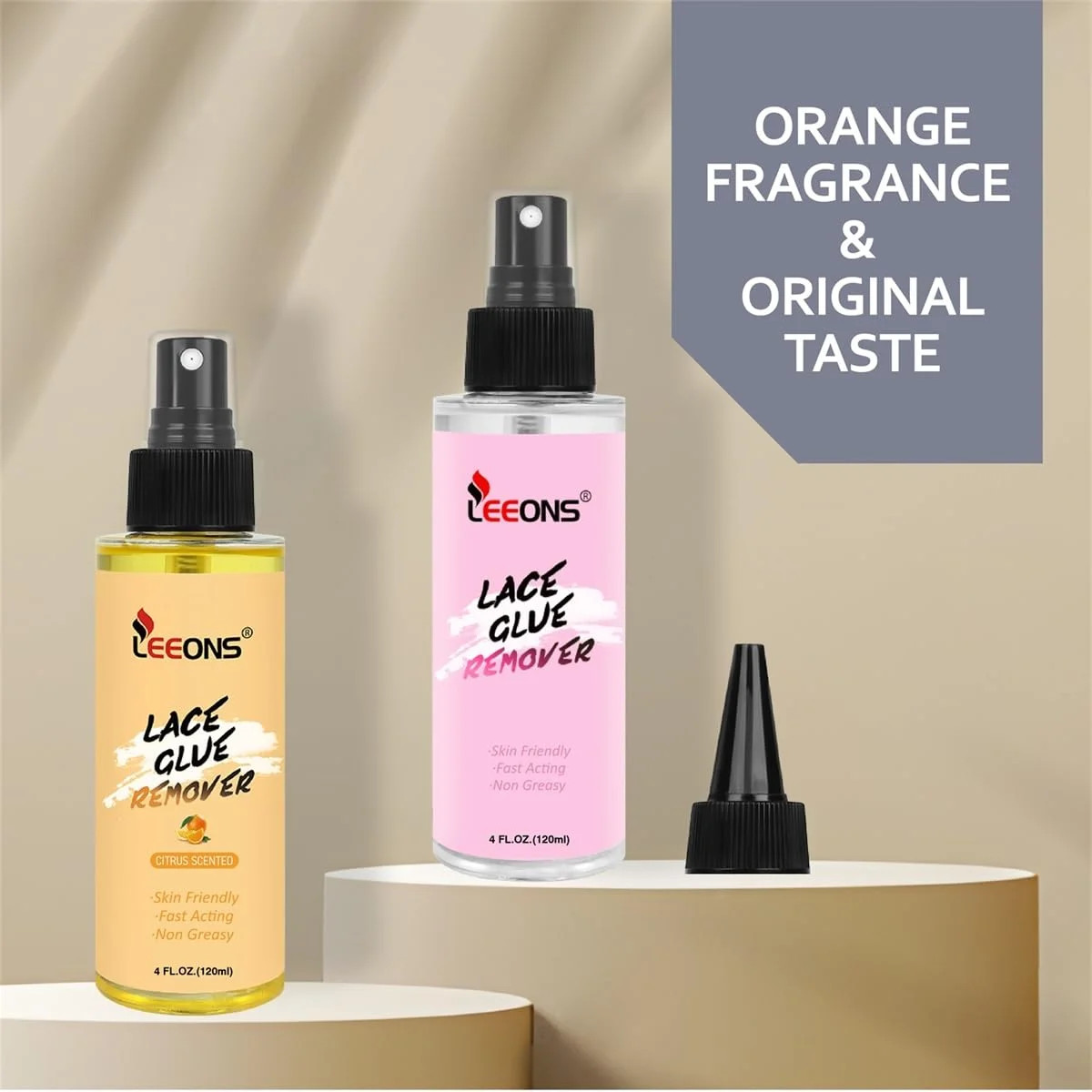 4OZ/120ML Tape Lace Remover Fast Acting/Bond Release Spray/Residue Removal Solut