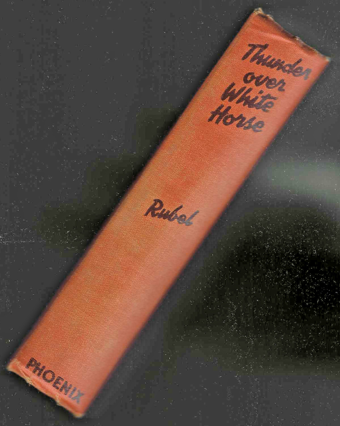 Thunder Over White Horse by James L Rubel 1939 vintage 1st Ed Hardcover Westerns