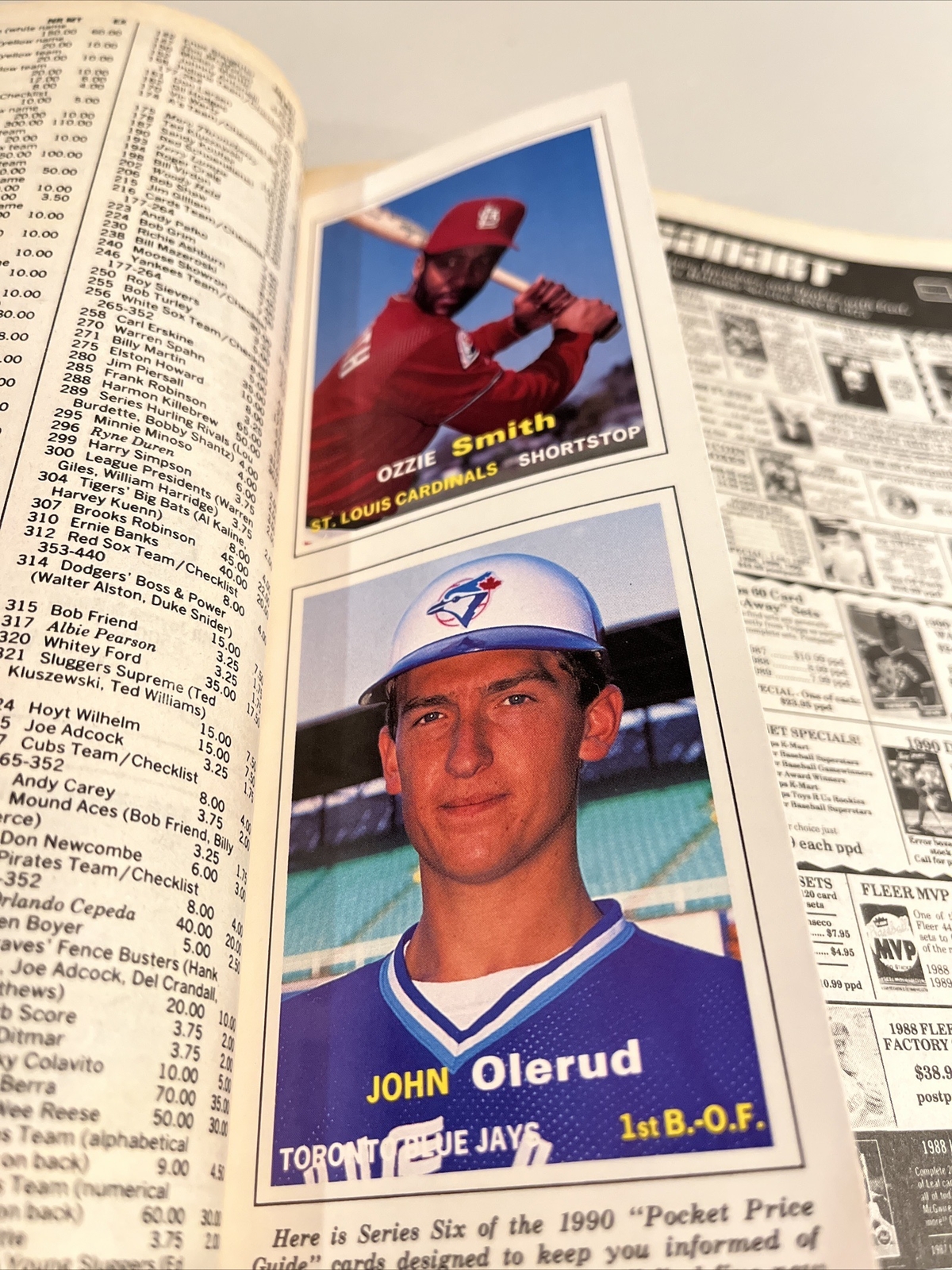 1- “BASEBALL CARD PRICE GUIDE”, June 1990, #27, Ruben Sierra cover, 138 Pages