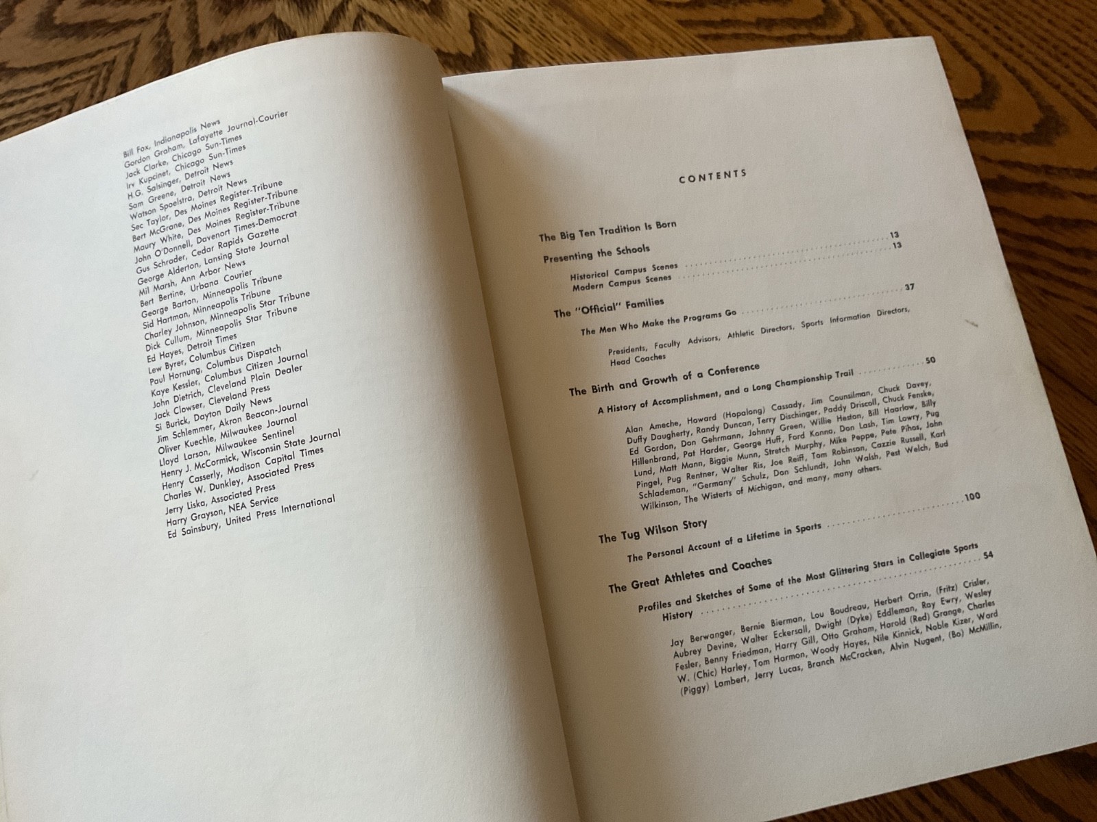 1967 “THE BIG TEN” BY TUG WILSON AND JERRY BRONDFIELD – 496 Pages