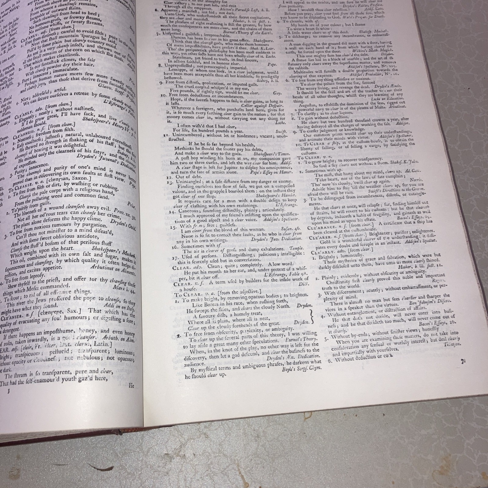 A Dictionary Of The English Language By Johnson 1979 Times Edition
