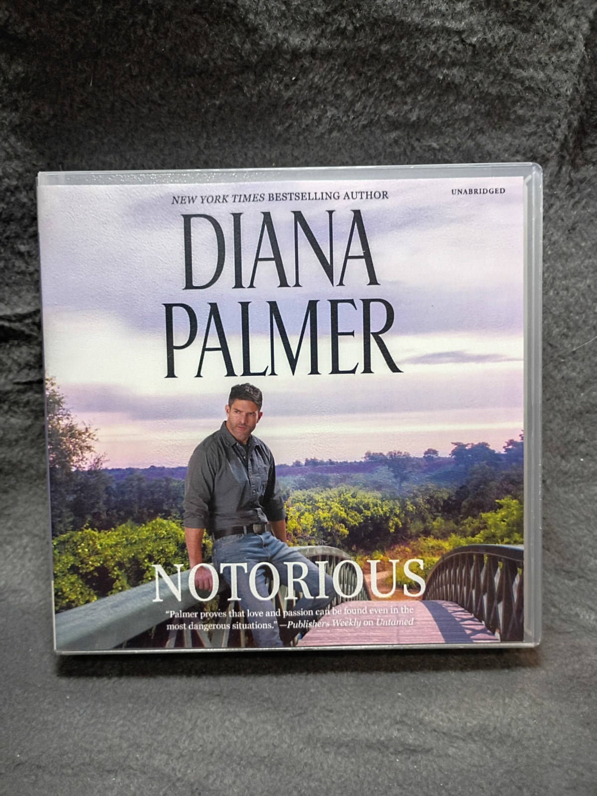 AUDIOBOOK CD ‘Notorious’ by Diana Palmer Unabridged 8 discs Harlequin Audio