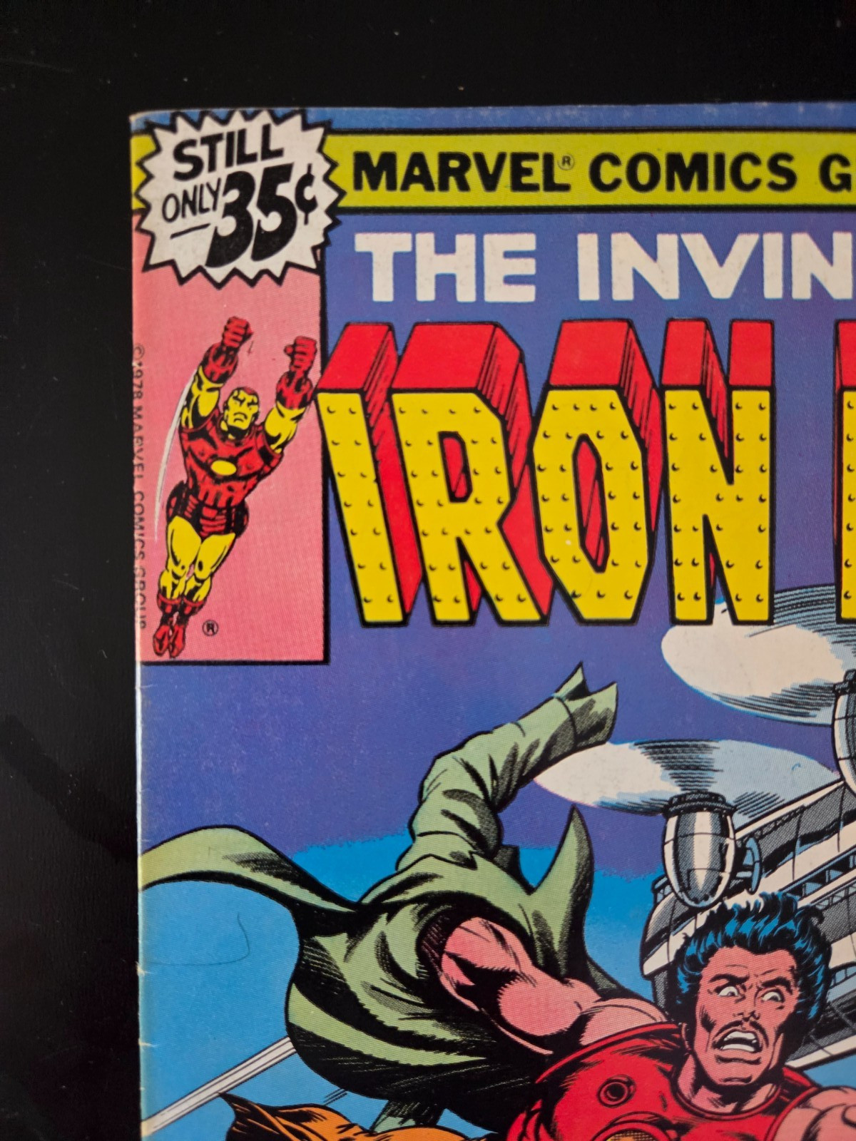 Iron Man #118, Newsstand Marvel – Key Issue 1sp App J.Rhodes, Mid/High Grade