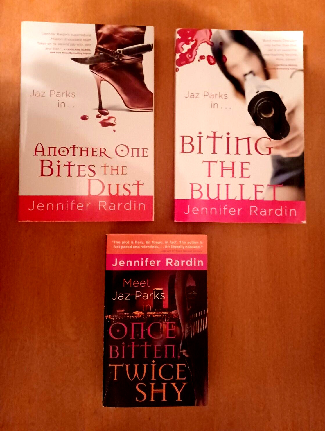 3 Jaz Parks novels-Jennifer Rardin-Books #1-#3 of the series-free shipping