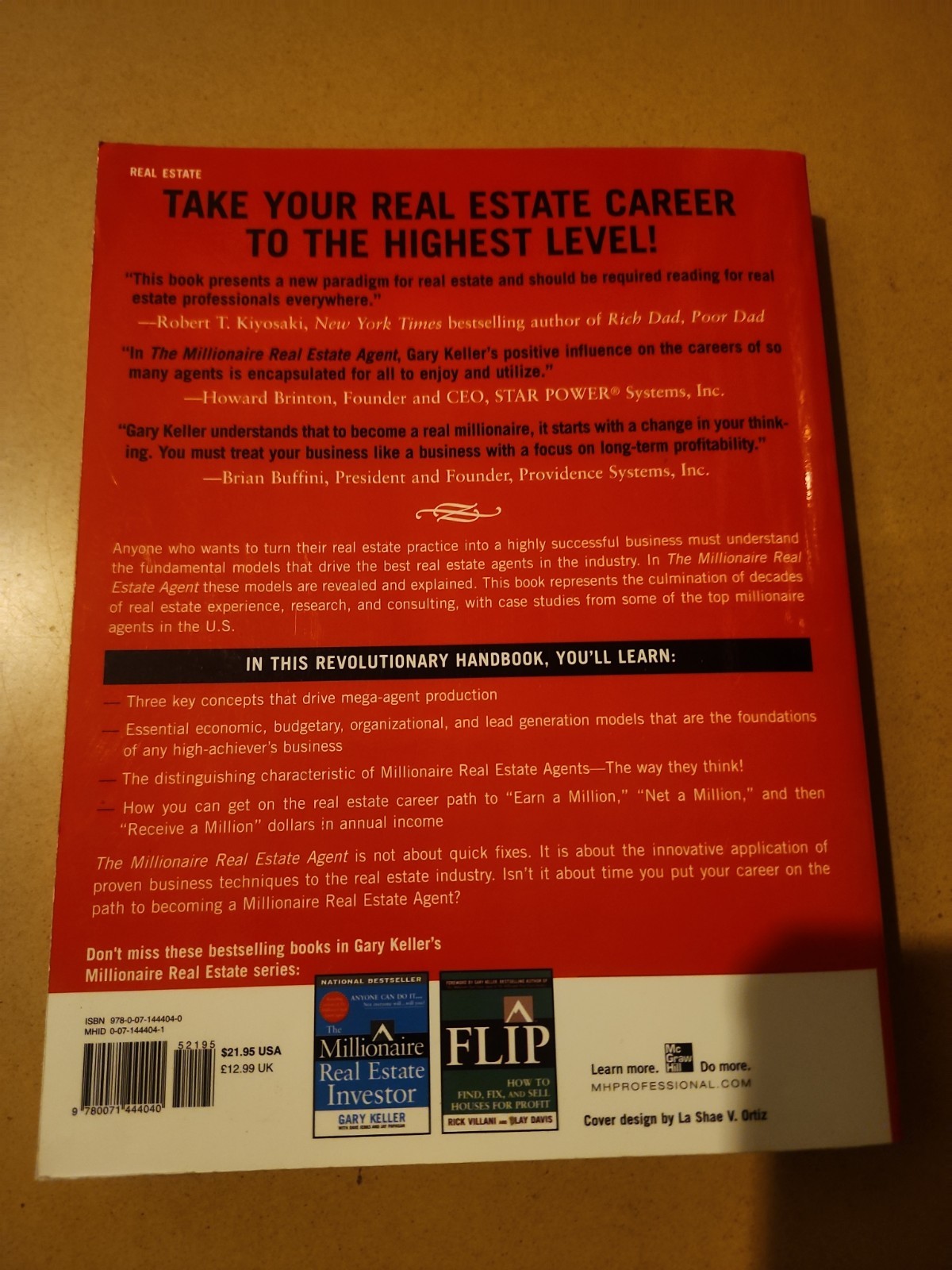 Millionaire Real Estate Agent by Dave Jenks, Gary Keller (2004, Trade Paperback)