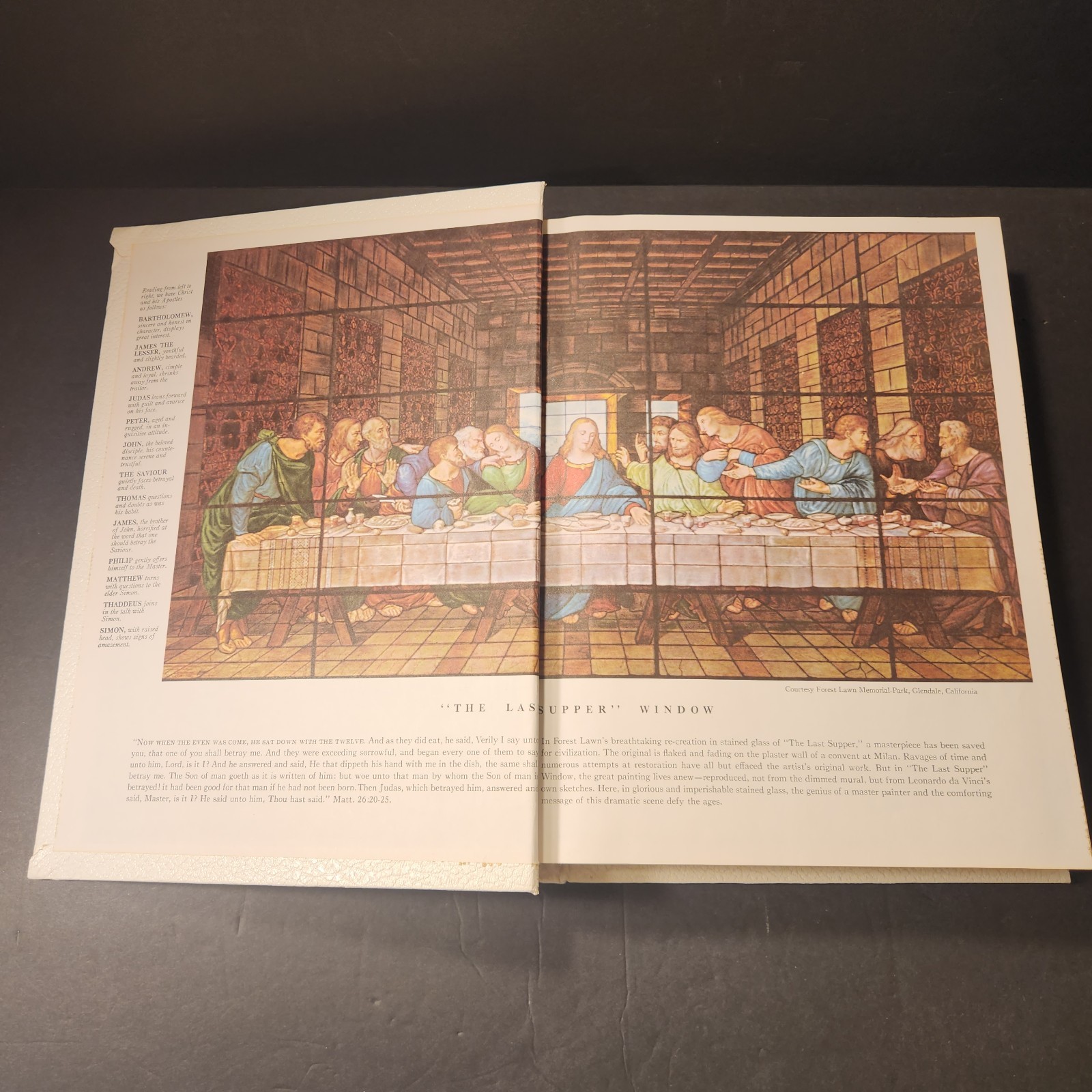 1985 KJV Holy Bible The Last Supper Edition Hardcover King James Version Book