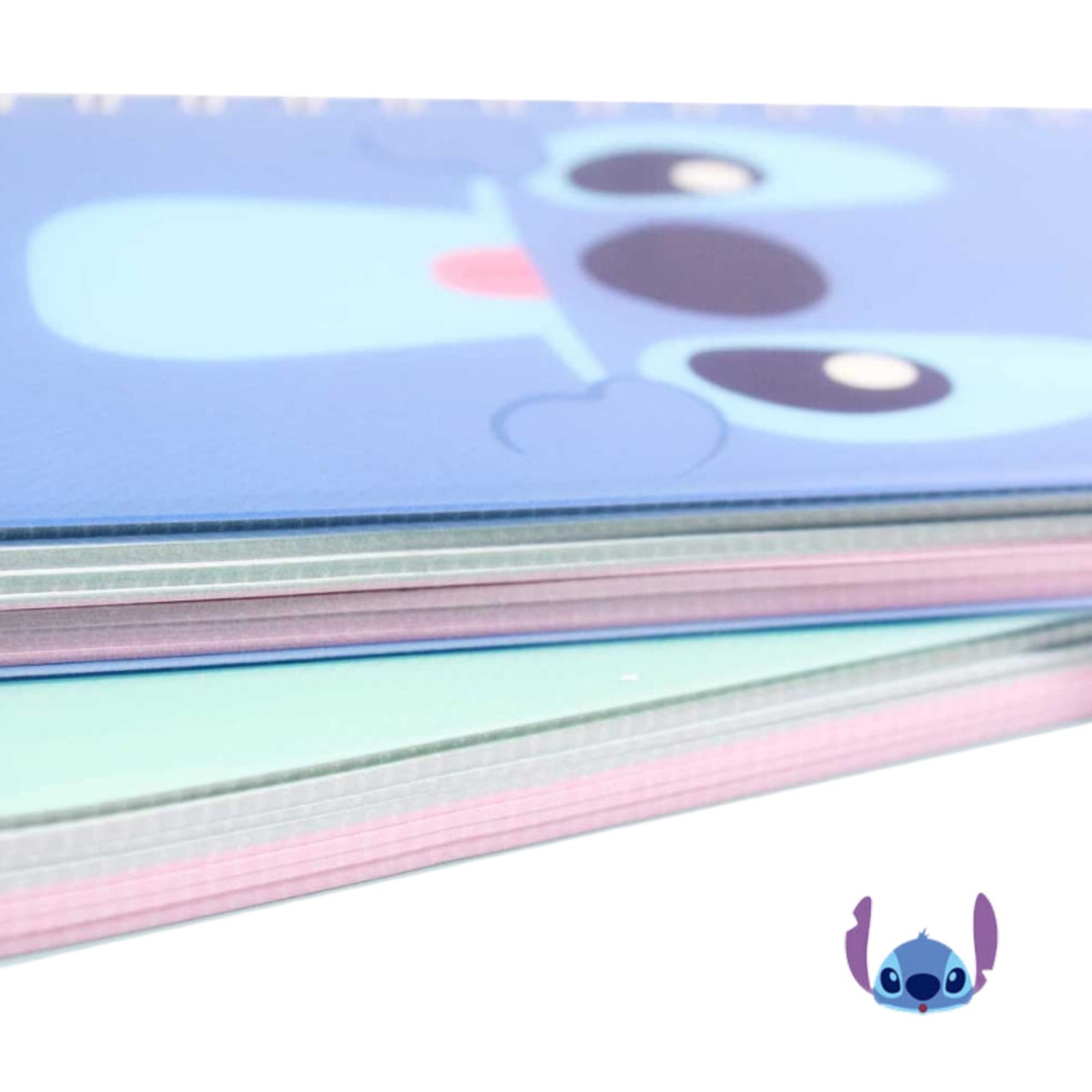 Stitch Character Spring Notebook – Adorable 18.5 x 13.0 cm (7.3 x 5.1 in) Spi…