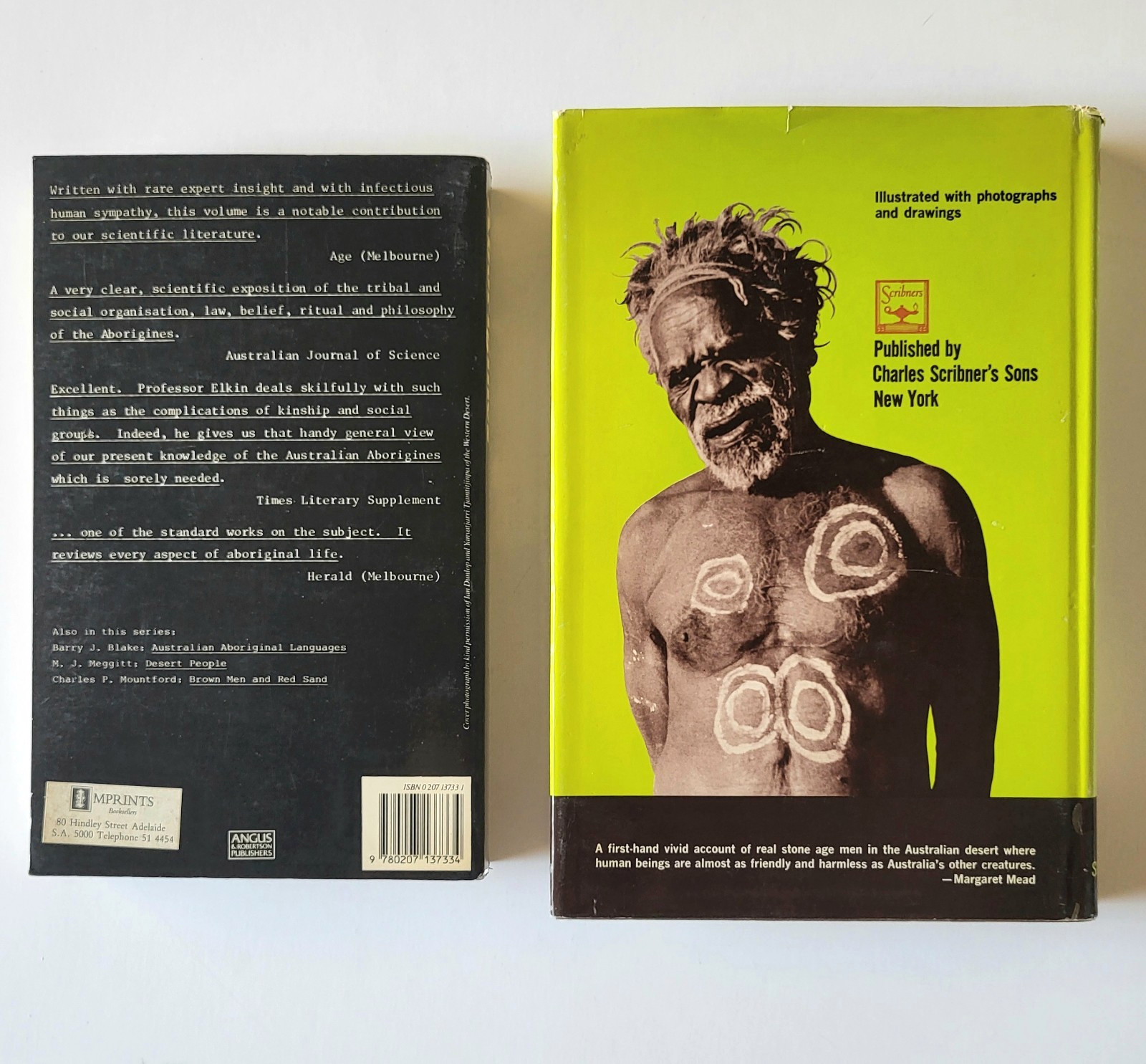 The Australian Aborigines- AP Elkin PB + Yiwara- Richard Gould HC Vg+ Cond