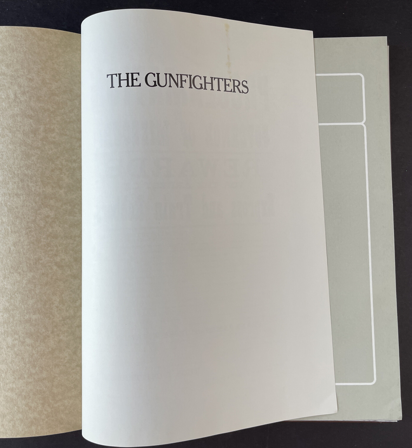 1974 The Old West “The Gunfighters” Time Life Books Hardcover Leatherette Book