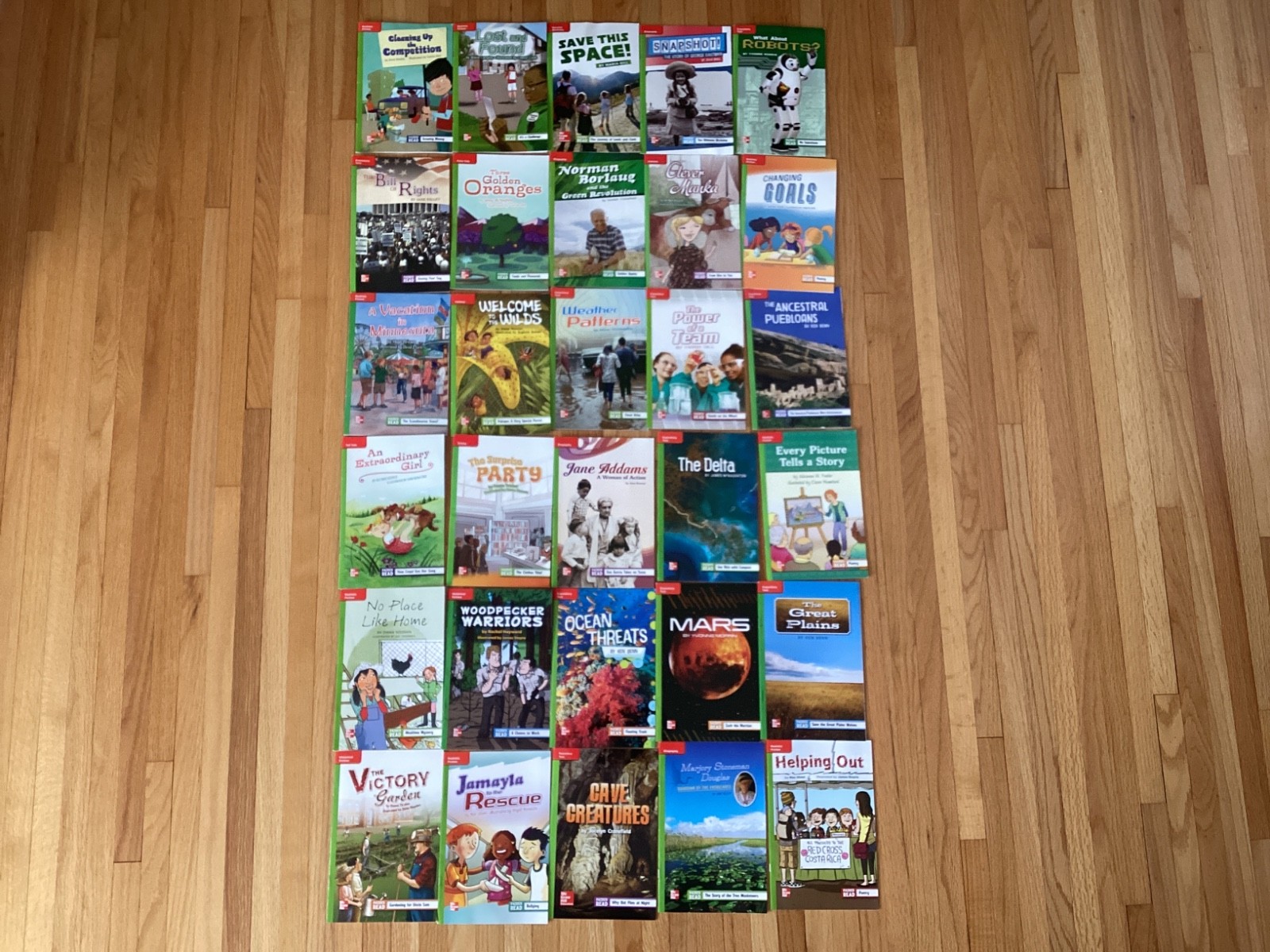 MCGRAW HILL WONDERS LEVELED READERS / GRADE 5 / BEYOND GRADE LEVEL/ 30 BOOKS