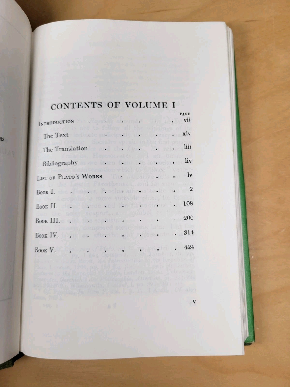 Loeb Classical Library Plato Republic Volume 1 Books 1-5 NICE!
