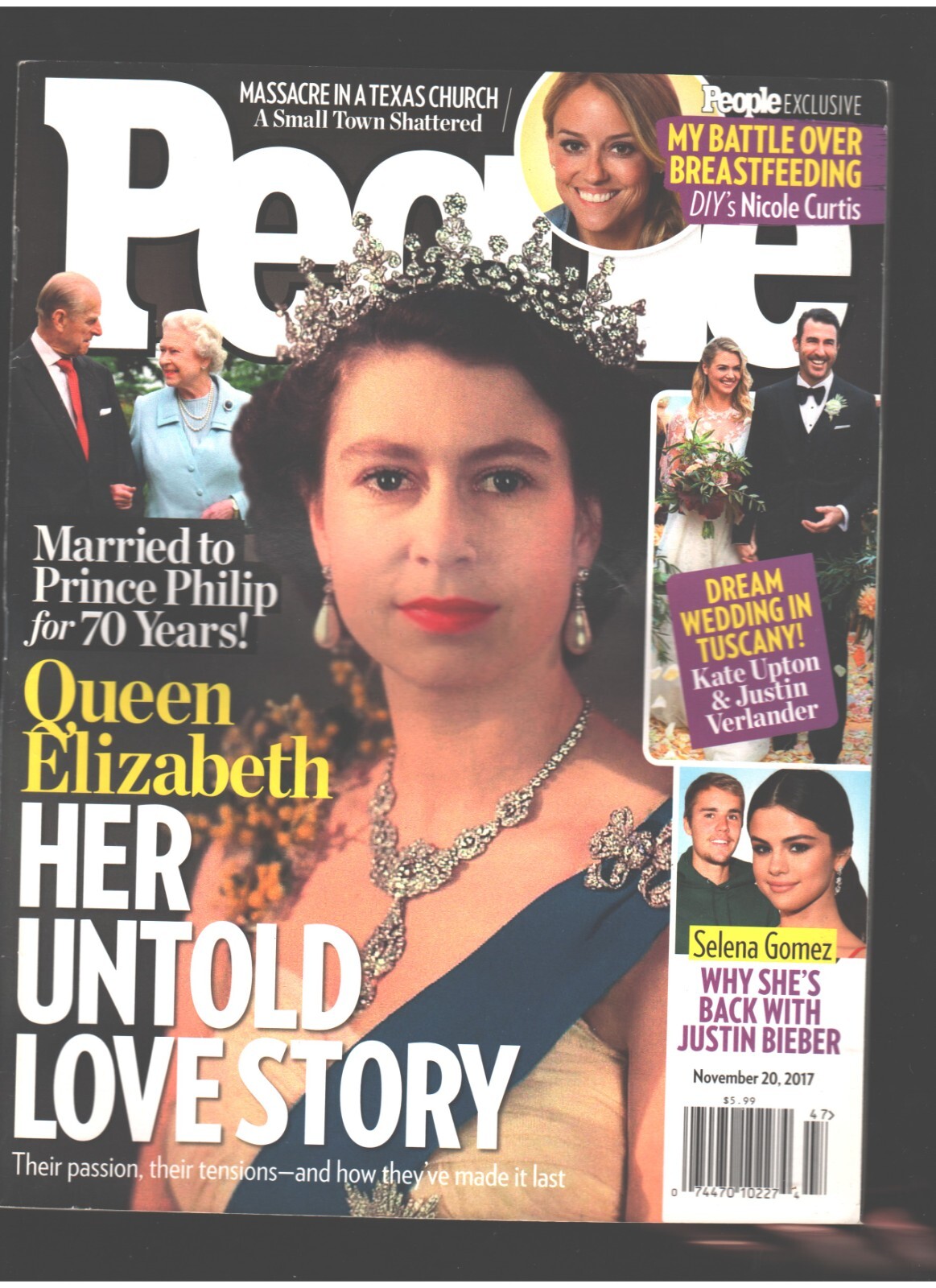 PEOPLE MAGAZINE November 20 2017 QUEEN ELIZABETH UNTOLD LOVE STORY Justin Bieber