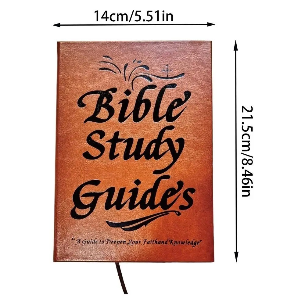 66-Page Bible Study Guide,Study Notebook Based Planner, Daily Devotional Journal