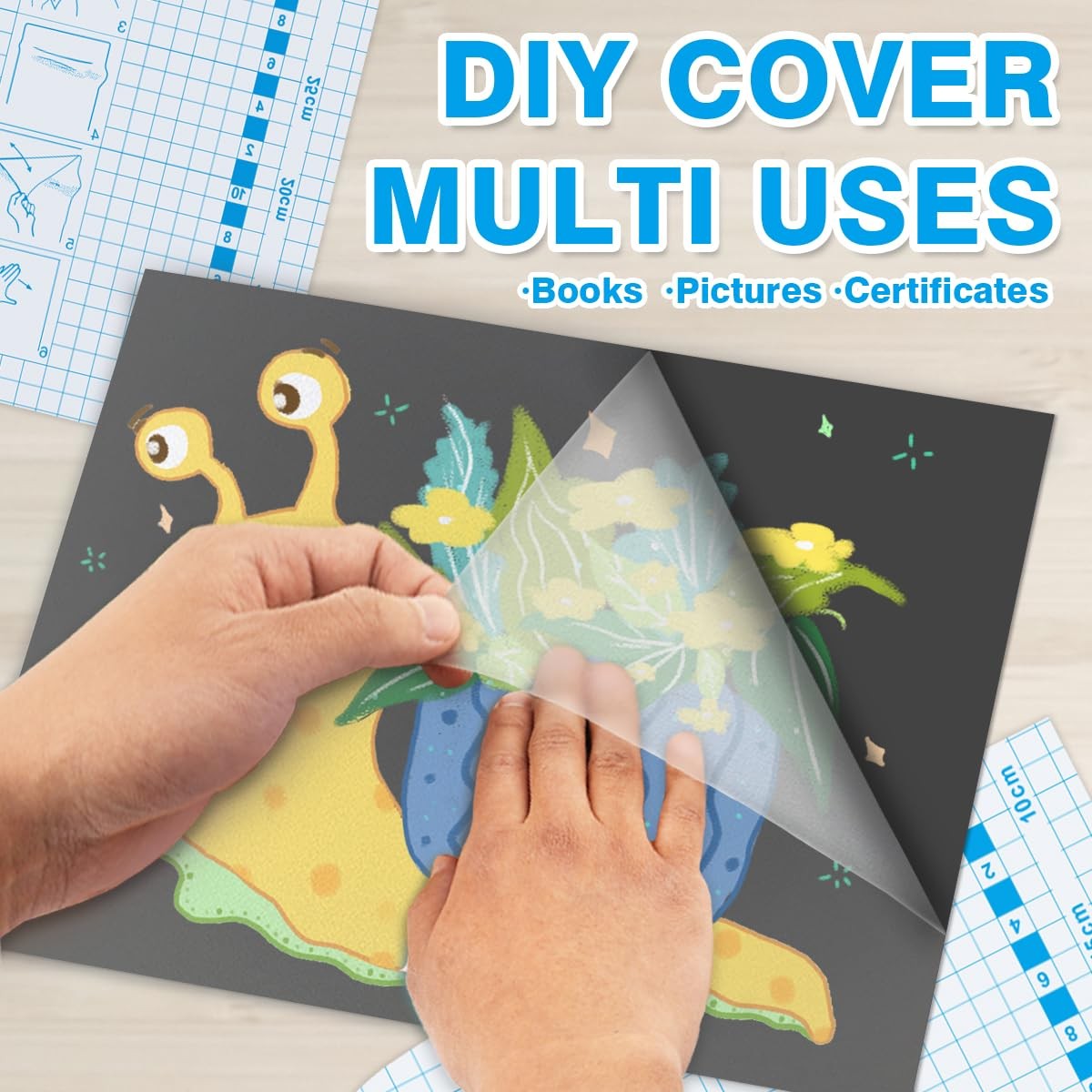 Matte Clear Contact Paper Roll for Books, Crafts and Countertops, Self Adhesi…