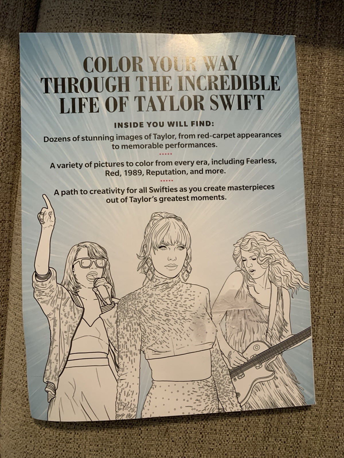 Taylor Swift Coloring Book 2025 BHG Specials 40 Designs Taylor thru the Years