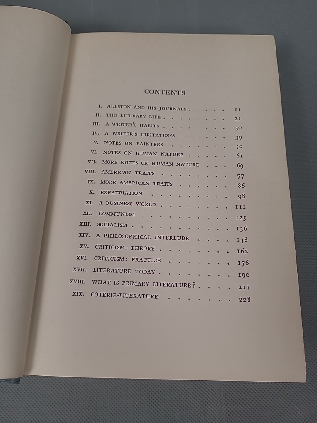 Opinions of Oliver Allston Van Wyck Brooks 1941 First Edition HC Dutton NO DJ