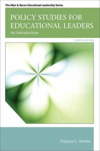 Policy Studies for Educational – Hardcover, by Fowler Frances – Acceptable