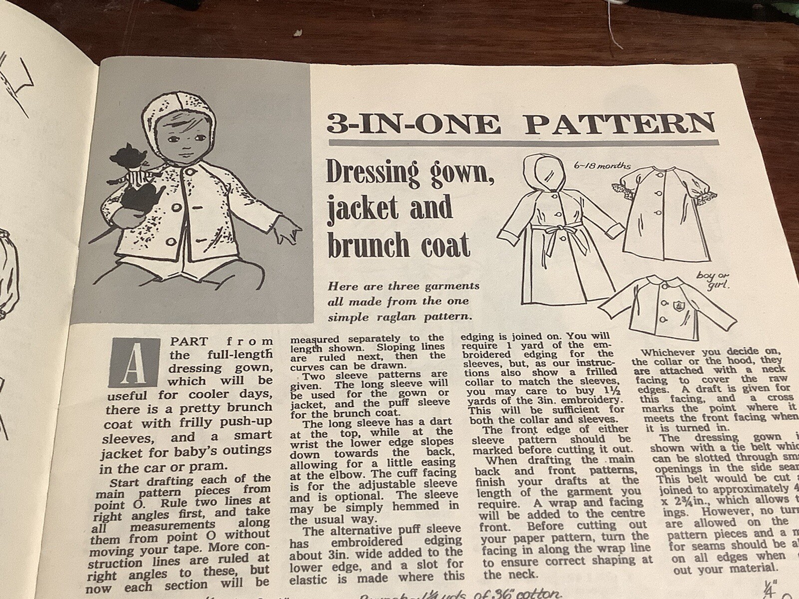 Boy & Girls Under 5 Years Fashion Pattern & Instructions Book By Enid Gilchrist