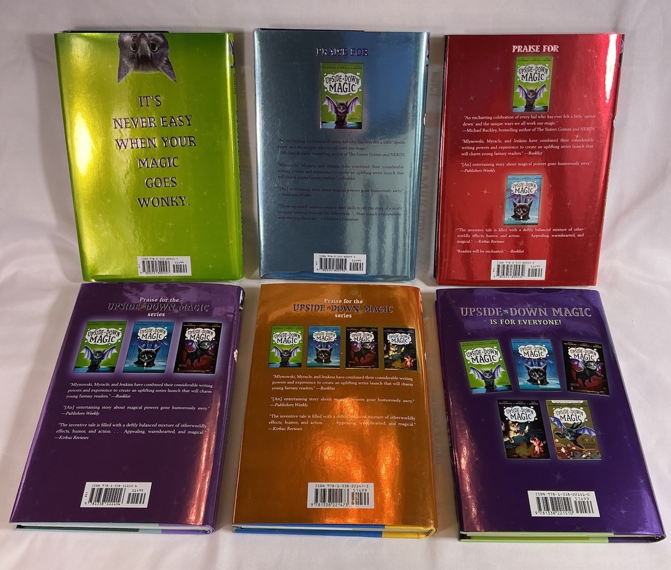 Upside-Down Magic Set (1-6, Hardcover) Children’s Books, Mlynowski, Very Good