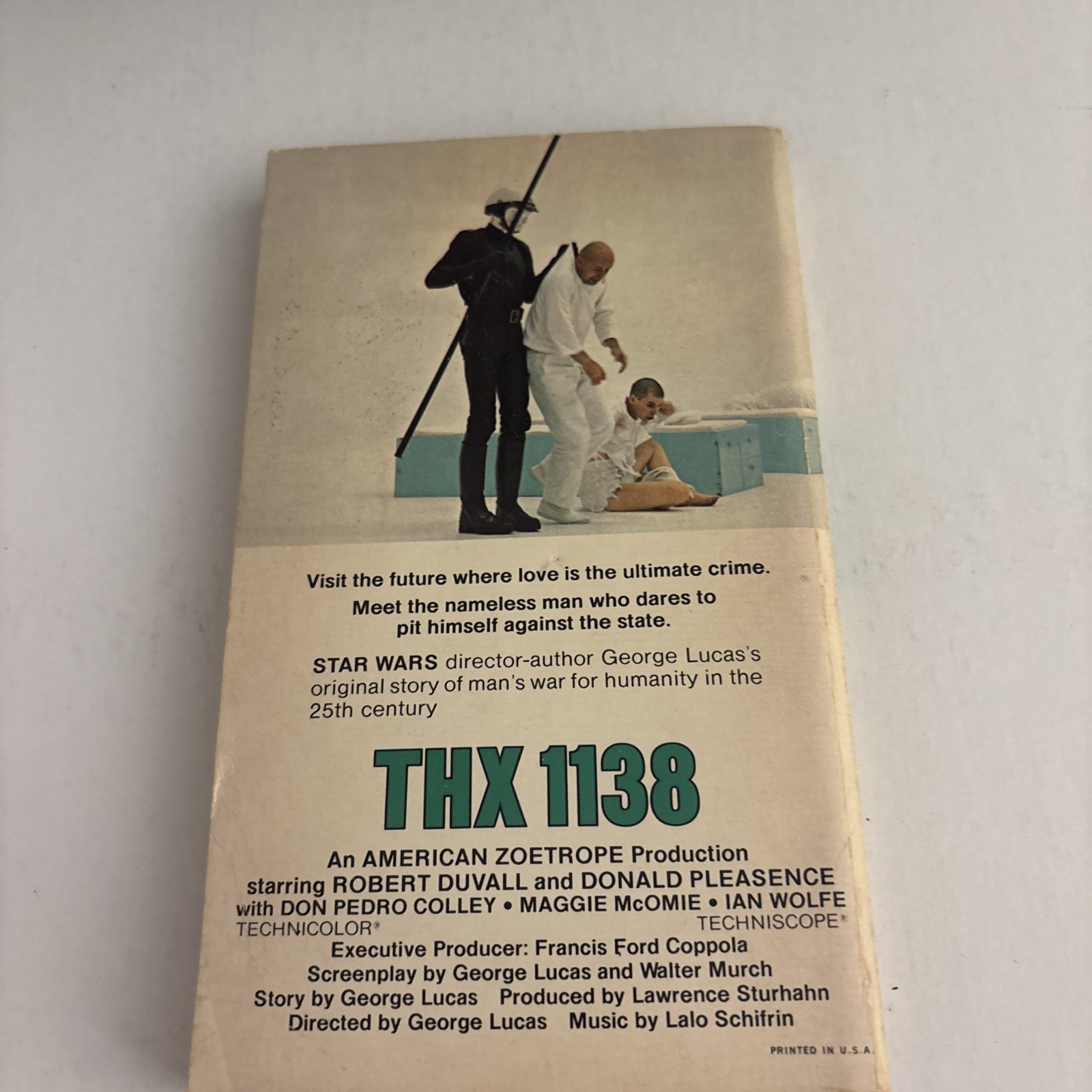 THX 1138 By Ben Bova 1978 PB Paperback Sci-Fi