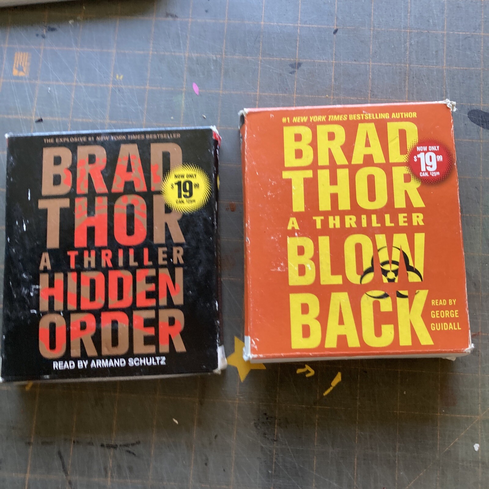 The Scot Harvath Ser.Blowback A Thriller & Hidden order ￼Brad Thor 2013 16, CD