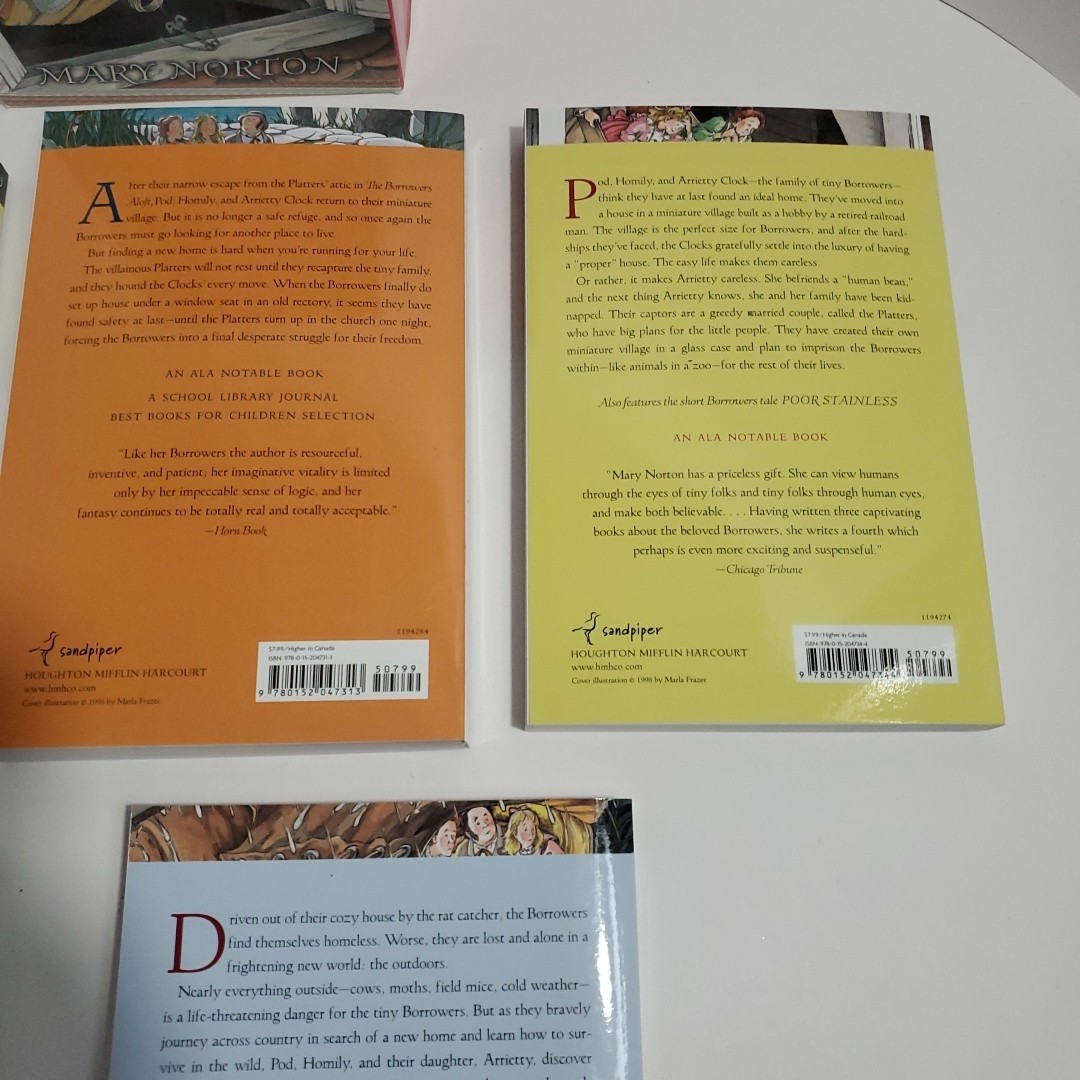 The Complete Adventures of the Borrowers Box Set of 5 Books