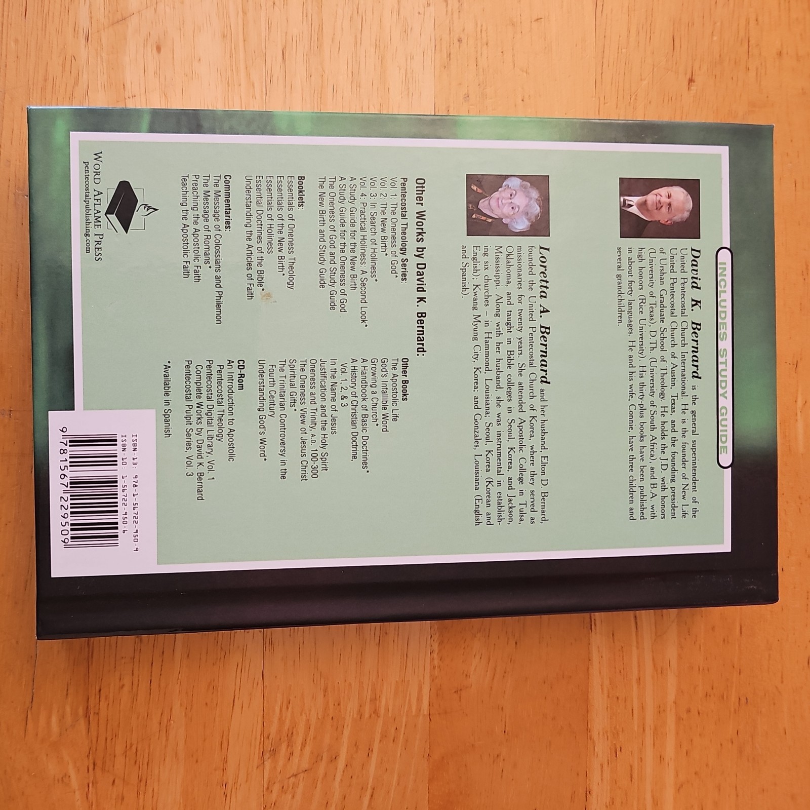 In Search of Holiness David K. Bernard – Hardcover with Study Guide