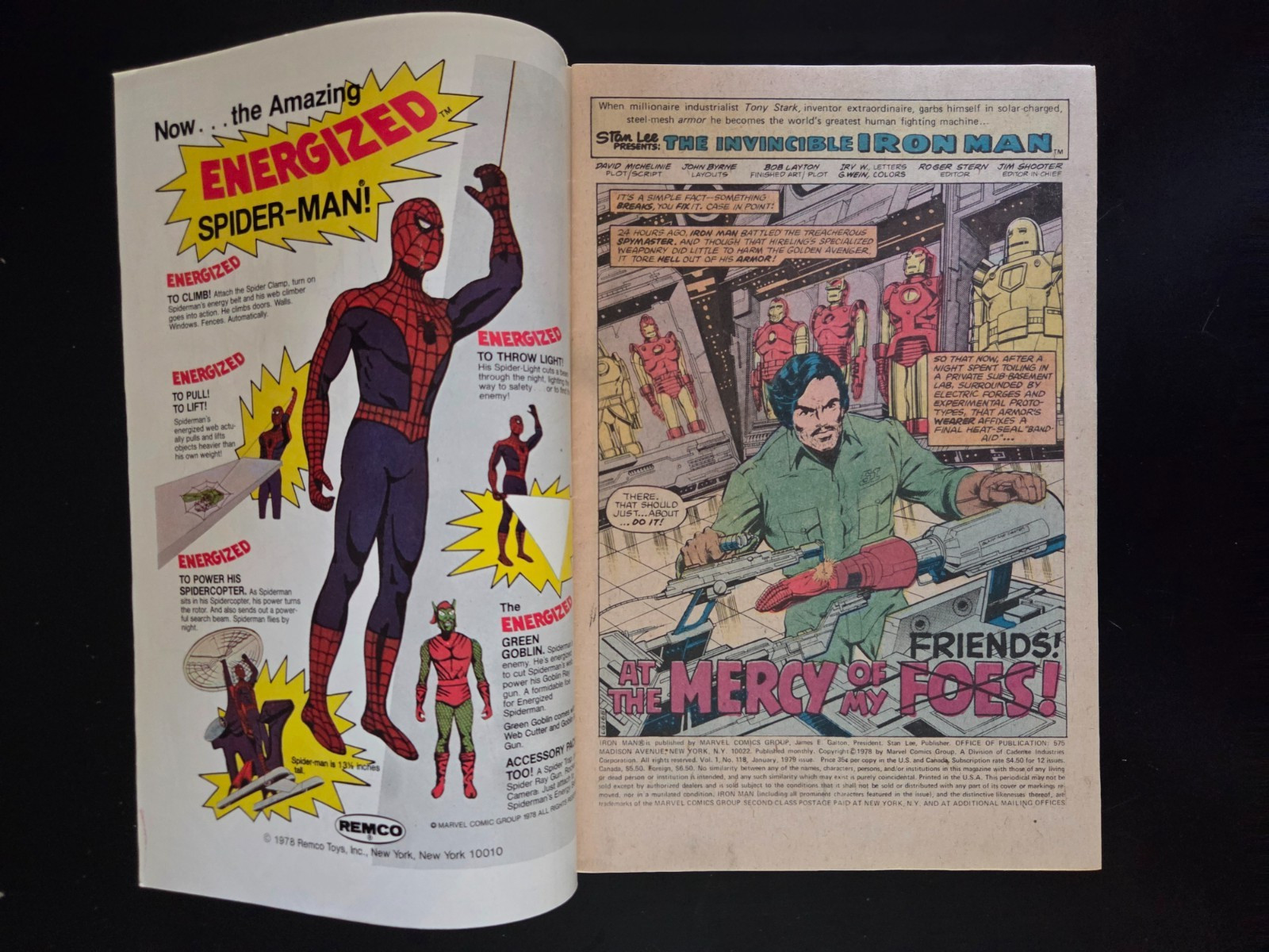 Iron Man #118, Newsstand Marvel – Key Issue 1sp App J.Rhodes, Mid/High Grade