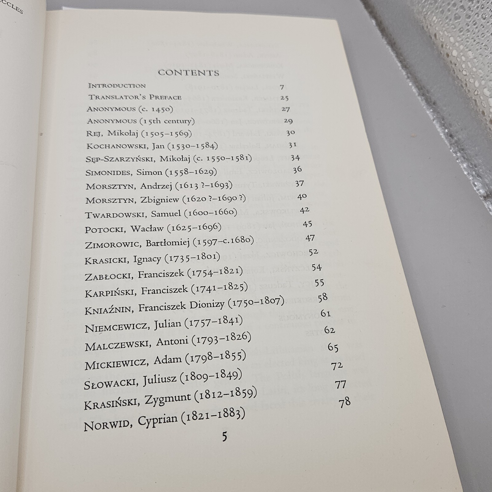 Five Centuries Of Polish Poetry (Peterkiewicz; Singer – 1960)