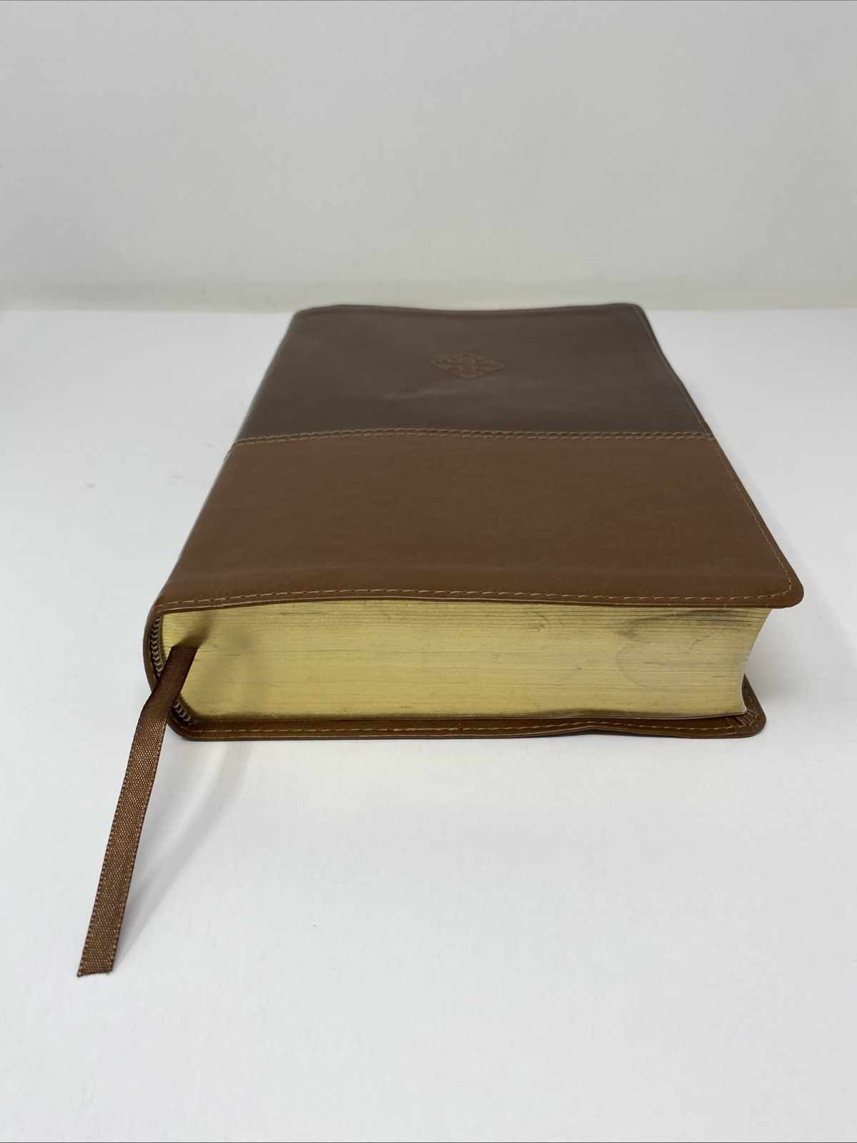 Amplified Study Bible Leathersoft Brown Thumb Indexed 2017 Zondervan