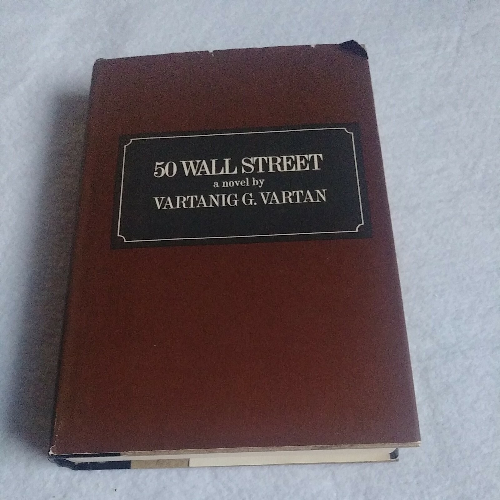 50 Wall Street by Vartanig G. Vartan Hardcover Self Help Bestseller