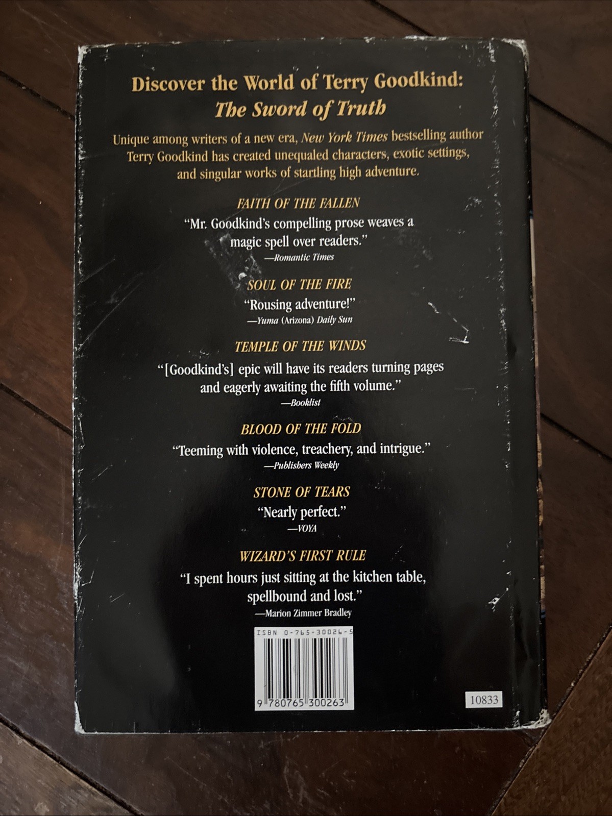 Pillars of Creation Terry Goodkind – First Edition 1st Printing 2001 HC Good