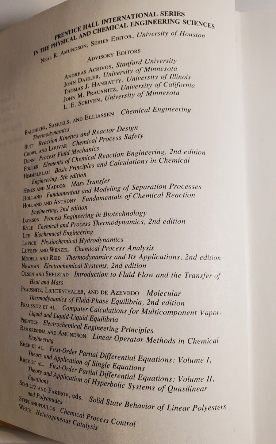 H. Scott Fogler Elements of Chemical Reaction Engineering Hardcover Book 2nd Ed