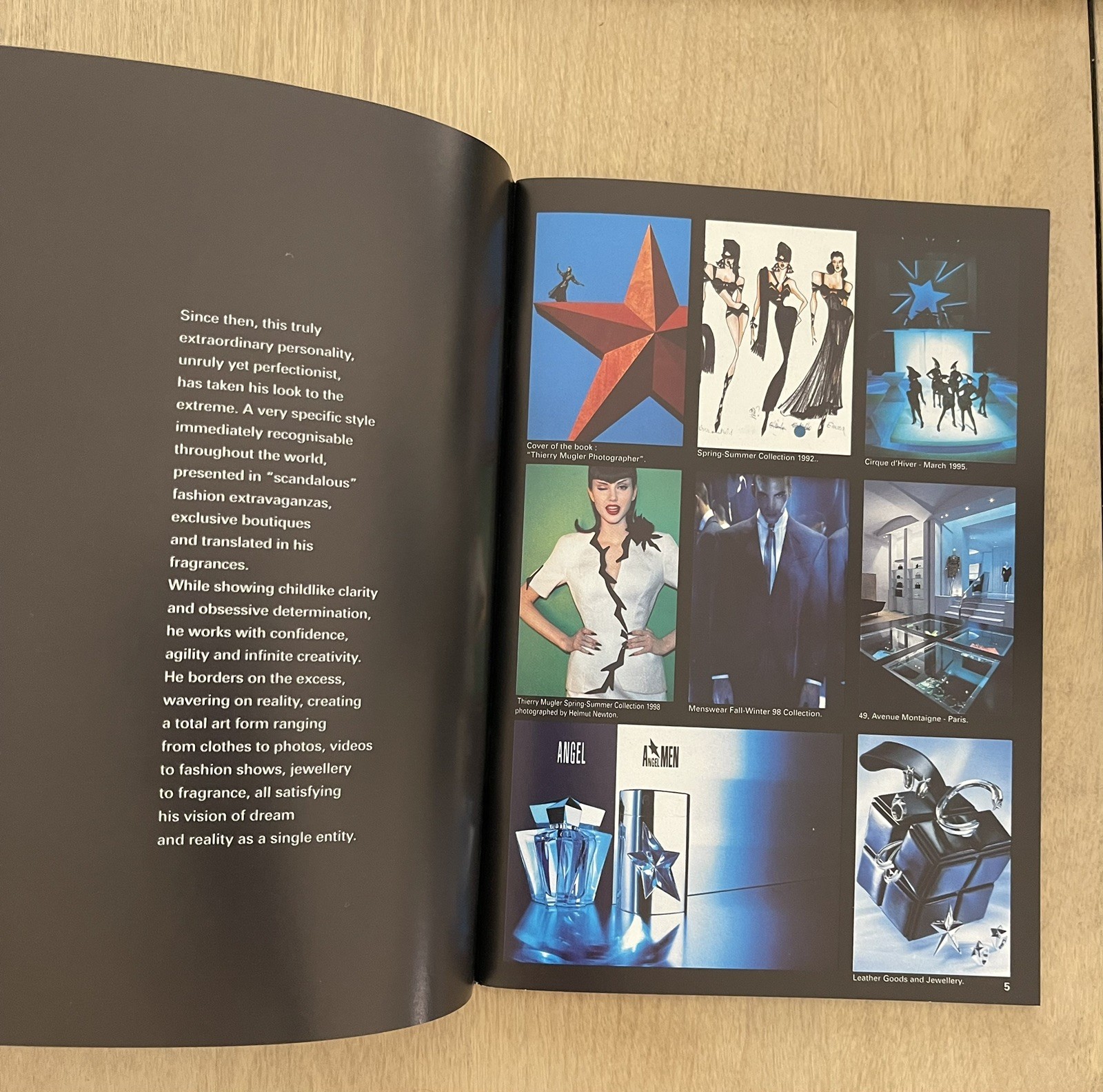 Vintage Thierry Mugler Universe Of Fashion 1997 Rare Couture Catalog Photo Book