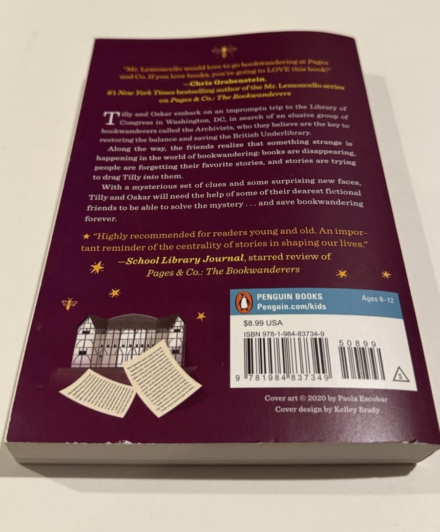 Lot of 4 Pages and Co Bookwanderers Series Books 1-4, Paperback – great series!
