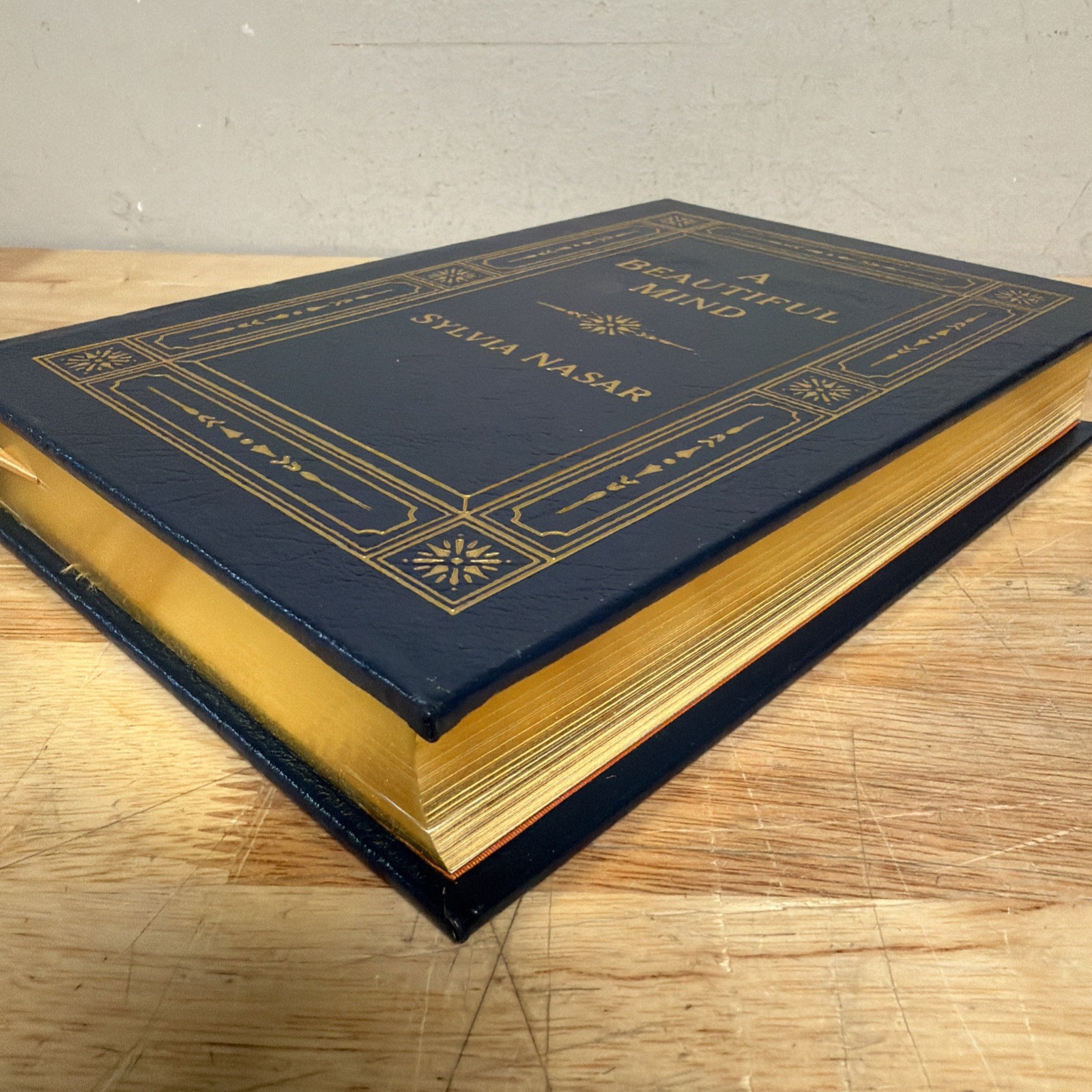 SPECIAL EDITION, Leather-bound Easton Press: A Beautiful Mind by Sylvia Nasar